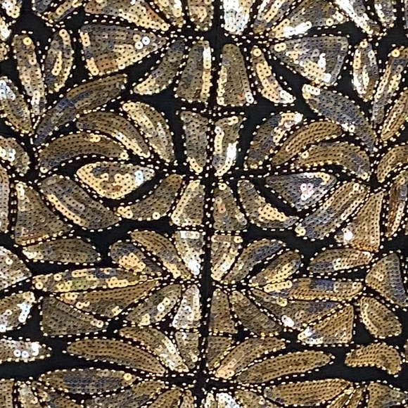 1920s Sequin Gatsby Maxi Long Evening Prom Mermaid Hem Dress Size S - Picture 5 of 6